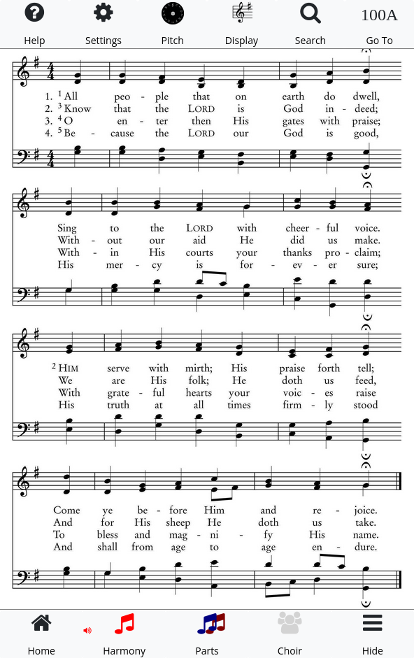 Psalter.org screenshot